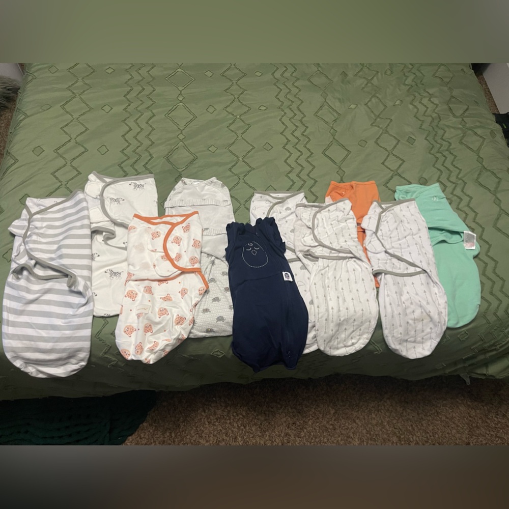 10 Infant Sleep Sacks / Swaddles